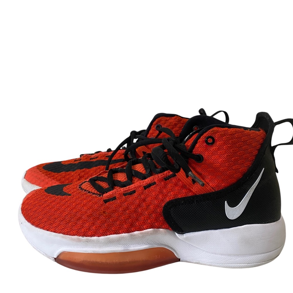 Nike Zoom Rize TB Basketball Shoes Orange/White/Black BQ5468-800 SIZE 6.5